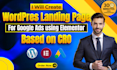 create high converting wordpress landing page for google ads