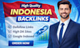 do high quality indonesian guest post backlinks