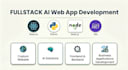 do full stack ai  web app development, python developer, angular