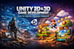 do unity 2d unity 3d game art design unity game development