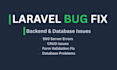 fix laravel login, API and backend bugs and errors