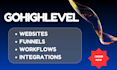 build your gohighlevel CRM, funnels, and automation system