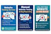 manually test your website and find bugs