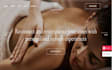 design spa website massage therapy website online booking squarespace website