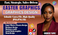 easter logo easter flyers brochures business cards social media graphics in 24hr