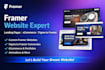 develop framer website design or redesign framer website, framer expert