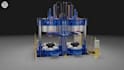3d industrial animation, 3d manufacturing process video, 3d machinery animation