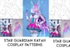 do custom cosplay sewing pattern design foam template for costume armor prop