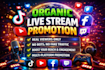 promote twitch channel, kick promotion for real viewers for affiliate n partner