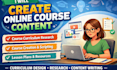 create online course content, course creation, course curriculum research