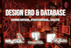 design erd and database using mysql postgresql sqlite