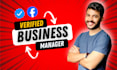 create a fresh verified fb business manager and ads account