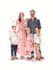 create a watercolor family portrait