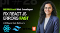fix react js bugs, errors and issues in your web application