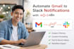 automate gmail notifications to slack using n8n