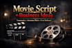 write movie script with powerful business ideas