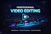 professional in data analysis, create animations and edit videos