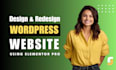 do wordpress website development or clone, design, redesign wordpress website