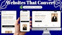 create a professional website optimized for conversion