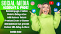setup, create social media page optimize business page facebook business page
