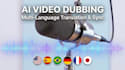 do ai video dubbing for youtube channels and translation