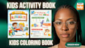 design KDP kids activity book interior for amazon KDP publishing