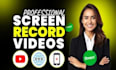 do professional screen recording for tutorials and demos