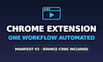 build a chrome extension for web automation