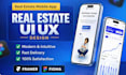 real estate mobile app uiux design ios and android