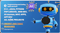 script java python cpp c sql database coding programming projects and ai bots