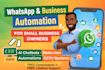 create a free whatsapp business cloud API setup and build chatbot