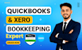 do quickbooks, xero bookkeeping cleanup, catch up and reconciliation