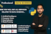 build a machine learning model for classification, regression, prediction in py