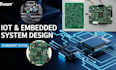 design bio impedance and iot devices with embedded system, schematic using esp32