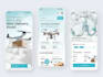 develop ai drone delivery app drone website courier delivery app logistic app