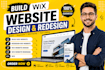 build wix website design wix website redesign wix website development