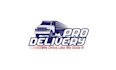create a fast moving stake bed truck logo