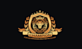 design amazing champion award theme logo
