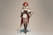 make a marvelous mythical fantasy character art illustration