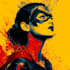 design an amazing superhero pop art