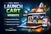 build your launch cart website