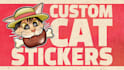 cat stickers based on funny memes