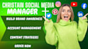 be christain social media manager, content creator instagram, virtual assistant
