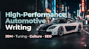 write SEO automotive blog posts on jdm and tuner car culture