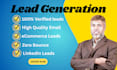 b2b lead generation, linkedin lead, cold email, list building, zero bounce