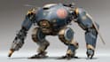 design sci fi mecha and robot concept art