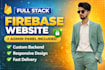 develop a responsive website with firebase hosting