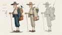 draw 2d character design