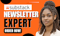 setup substack newsletter design substack newsletter manage substack post page