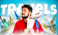 create unique travel vlog gaming youtube thumbnail design
